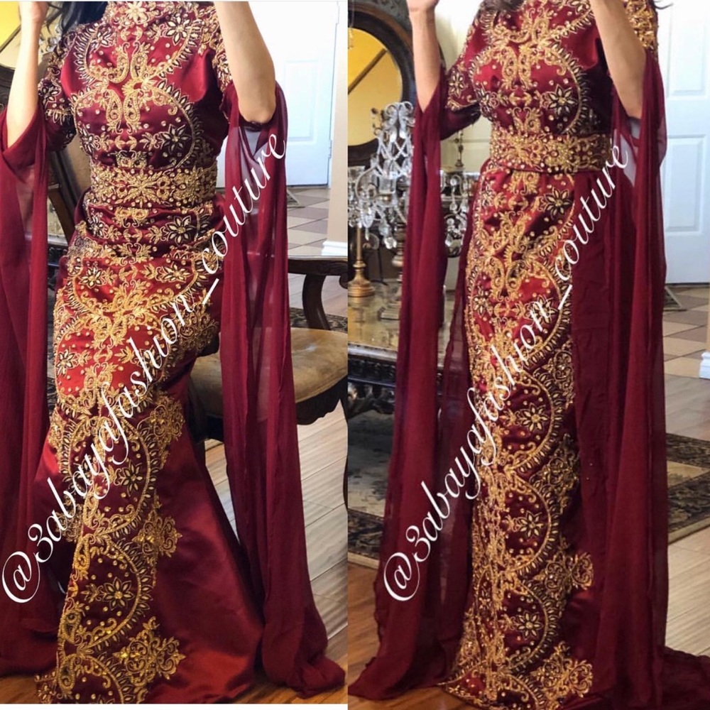 Red dress/ abaya